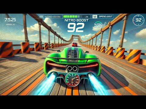 Crazy GT Car Stunt Racing 3D - GT Ramp Car Stunts Racing - Android GamePlay