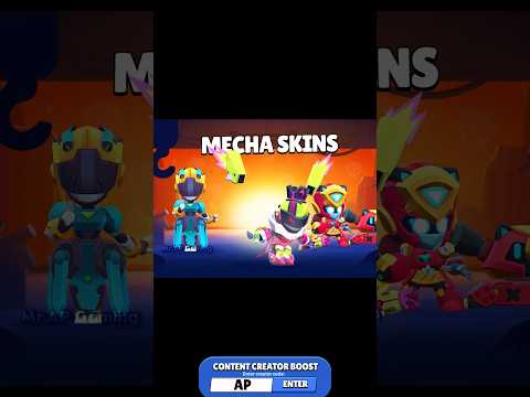 Ranking All Mecha Skins🤩🙏Brawl Stars #shorts #brawlstars #brawlstarsshorts