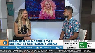 Trish Stratus on BT Toronto (Aug 2019)