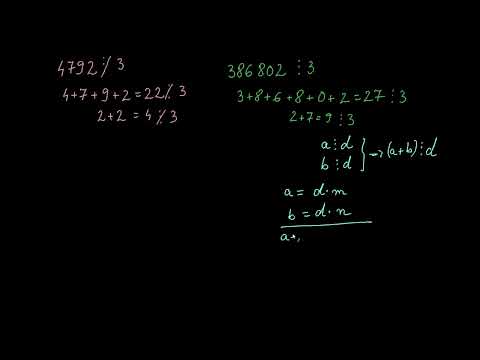 Explicație pentru criteriul de divizibilitate cu 3 | Khan Academy