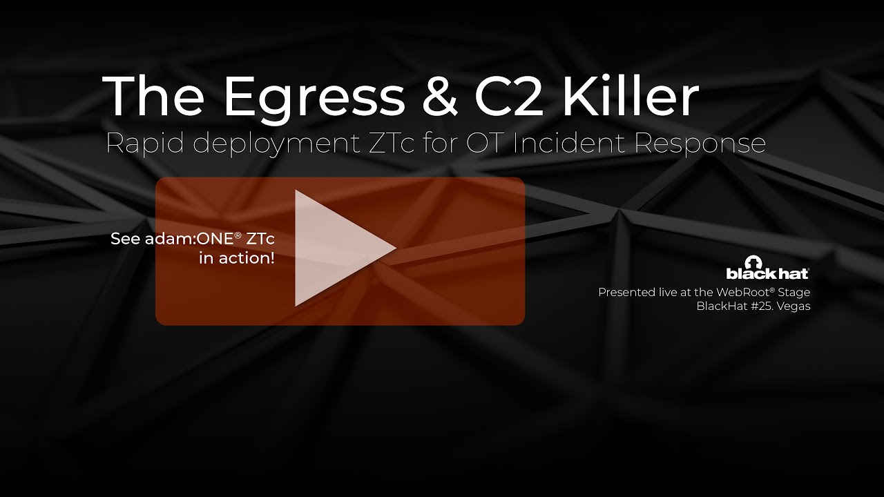 ZTc for OT and Critical Infrastructure Incident Response