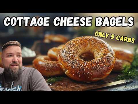 Easy Low Carb Cottage Cheese Bagel Recipe! Keto Friendly bagels | Ready in 30 minutes!