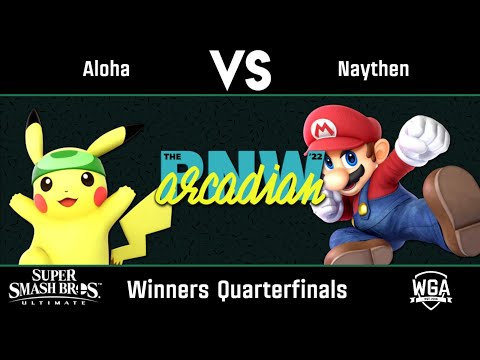 Naythen (Mario) vs. Aloha (Pikachu) - Winners Quarterfinals - The Pacific Northwest Arcadian 2022