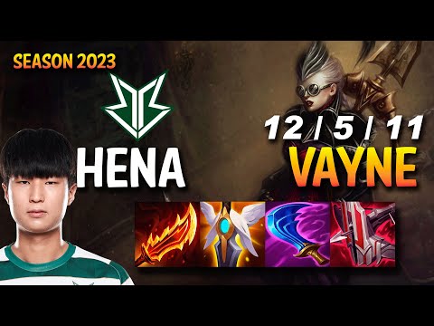 BRO Hena VAYNE vs KAI'SA ADC - KR Ranked