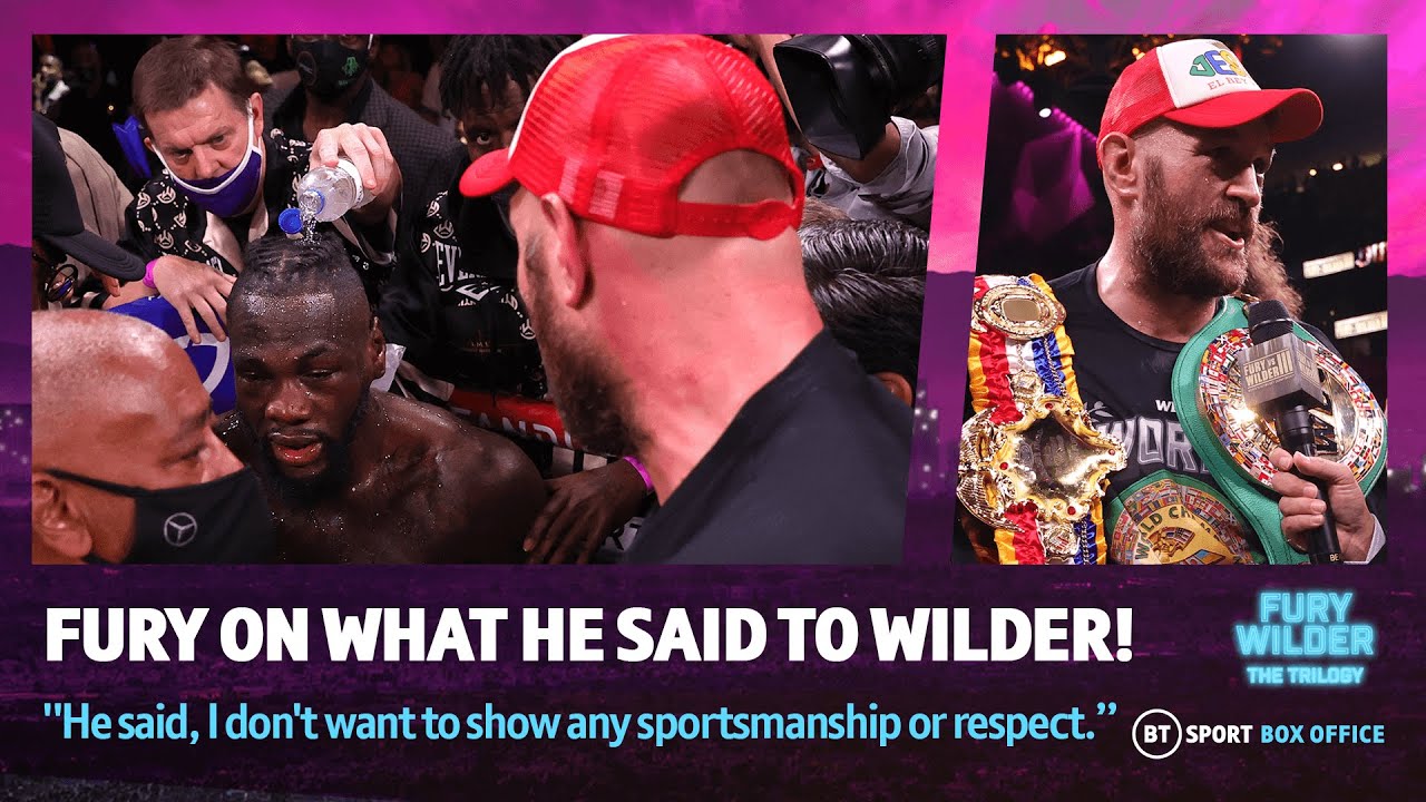 Sore loser! An idiot! Tyson Fury reveals what was said between him & Deontay Wilder after huge win