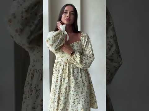 Летнее платье софт короткое спадающие с плеча размеры норма - фото 1 - id-p1850275538