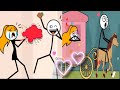 Mr Bounce WEEGOON 43 To 60 Funny Stickman Puzzle Game Gameplay Walkthrough