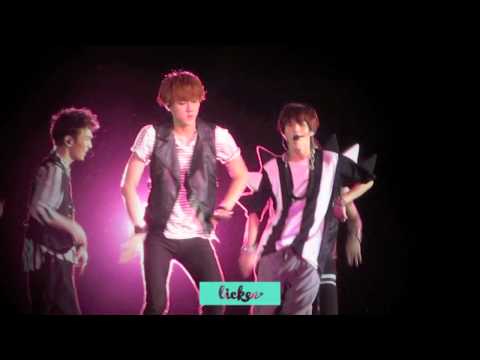 [HD FANCAM] 120922 SHINee - LLO & Lucifer with Sehun & Luhan (EXO) (SM Town Jakarta 2012)