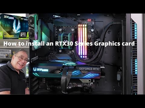 How to install an RTX30 Series Graphics card for a first-timer