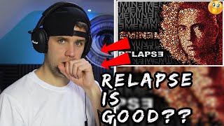 AM I SLEEPING ON RELAPSE?! | EMINEM - MUST BE THE GANJA  (First Reaction)