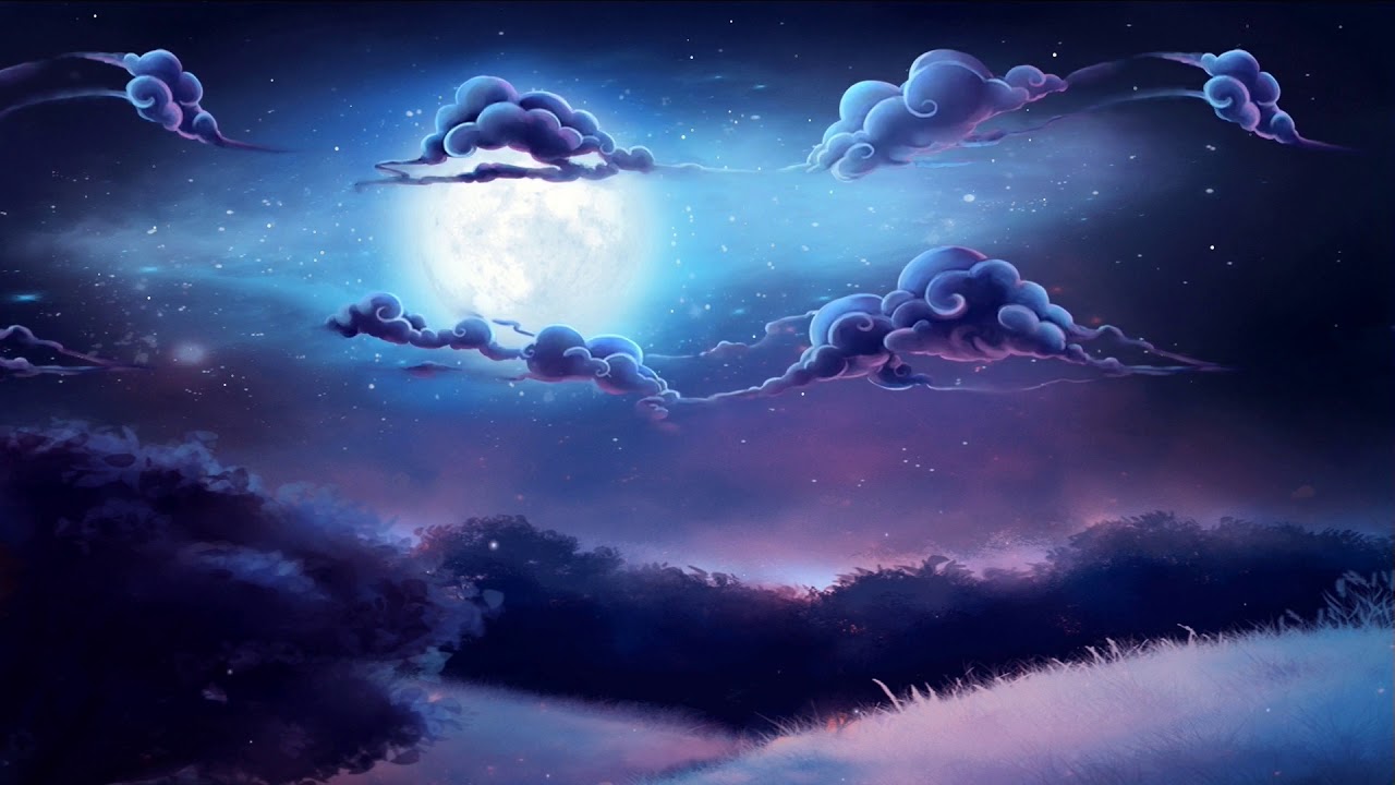 Cloudy Night Sky Live Wallpaper Free 1