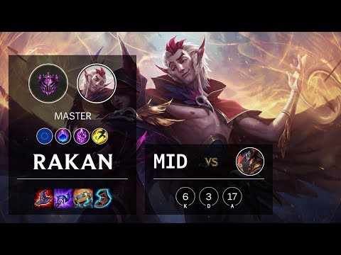 Rakan Mid vs Twisted Fate - EUW Master Patch 10.12