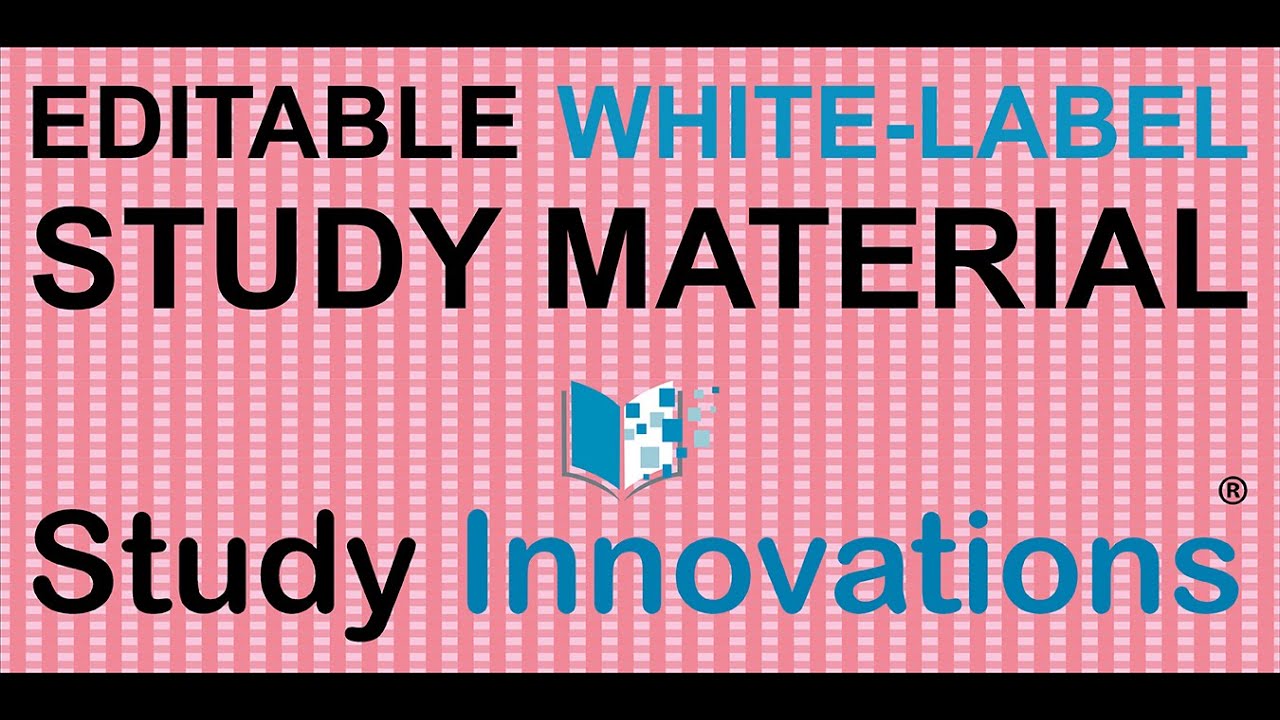 Editable White label Study Material Books, Question bank and test series for JEE, NEET, CBSE, CUET