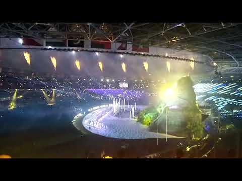 Opening Ceremony Asian Games 2018 : Bright As The Sun & Fireworks