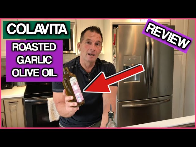 Vídeo relacionado con Colavita Roasted Garlic Extra Virgin Olive Oil, 32 Ounce