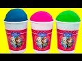 Play-Doh Ice Cream Frozen Disney Cups & Surprise Eggs