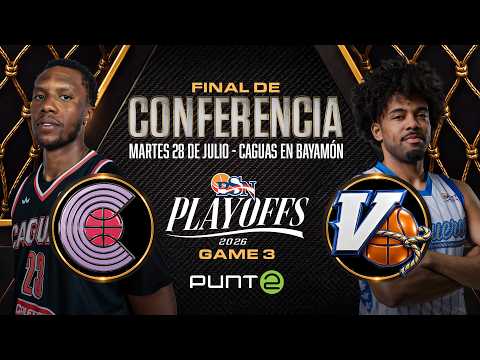 Criollos de Caguas vs. Vaqueros de Bayamón - Juego #3 - Final de Conferencia - BSN2026