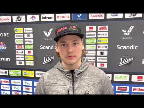 Lukko–HIFK-jälkihaastattelussa Jeremi Tammela