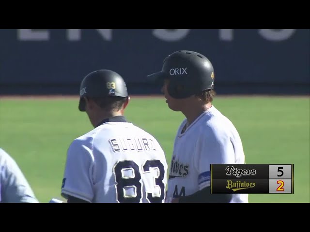 【ファーム】バファローズ・園部 意地の2点タイムリー2ベースヒット!! 2018/8/25 Bs-T(ファーム)