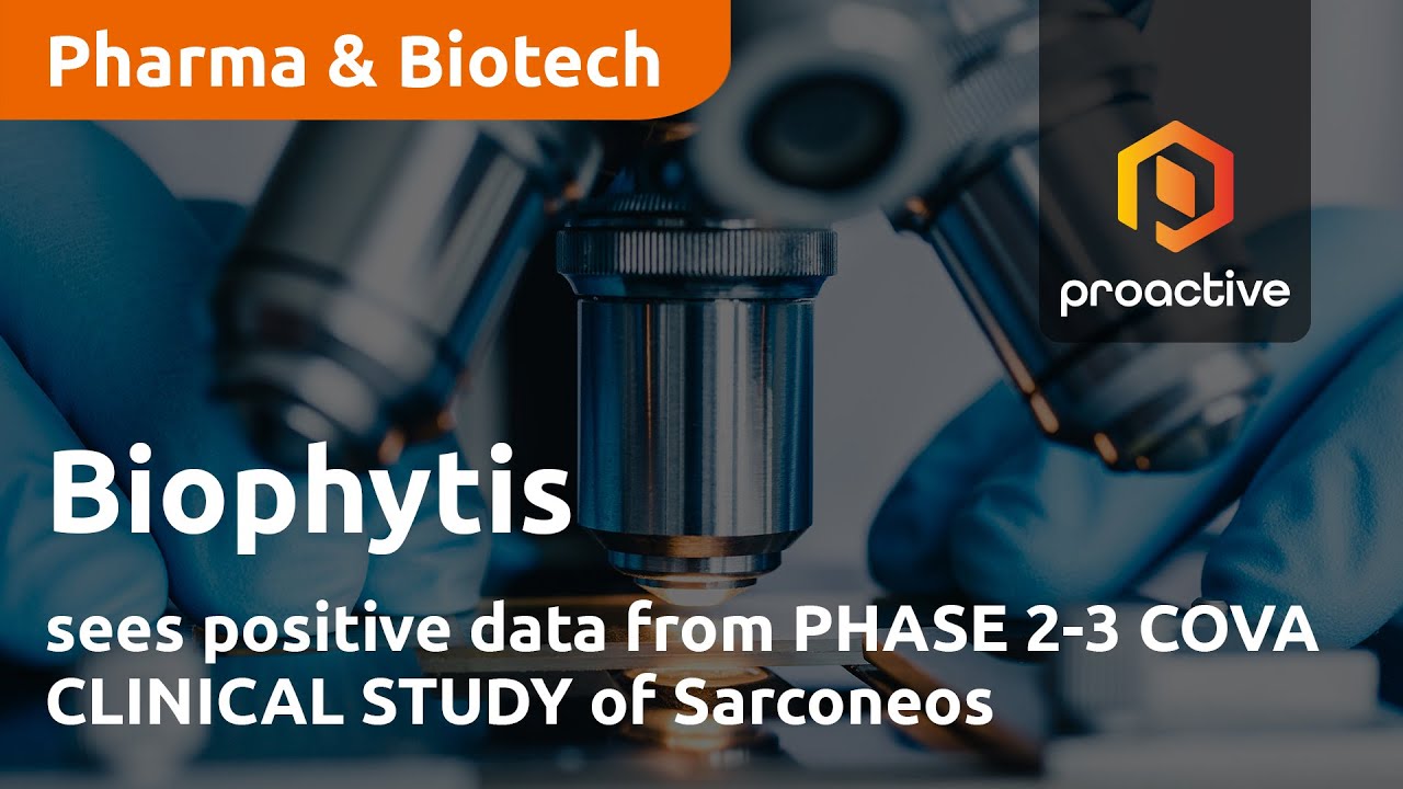Biophytis sees positive data from PHASE 2-3 COVA CLINICAL STUDY of Sarconeos