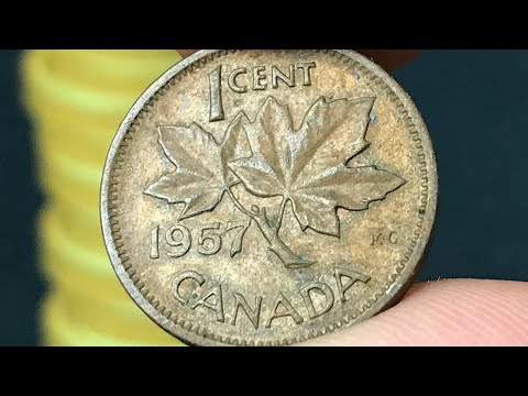 1957 Canada 1 Cent Coin • Values, Information, Mintage, History, and More