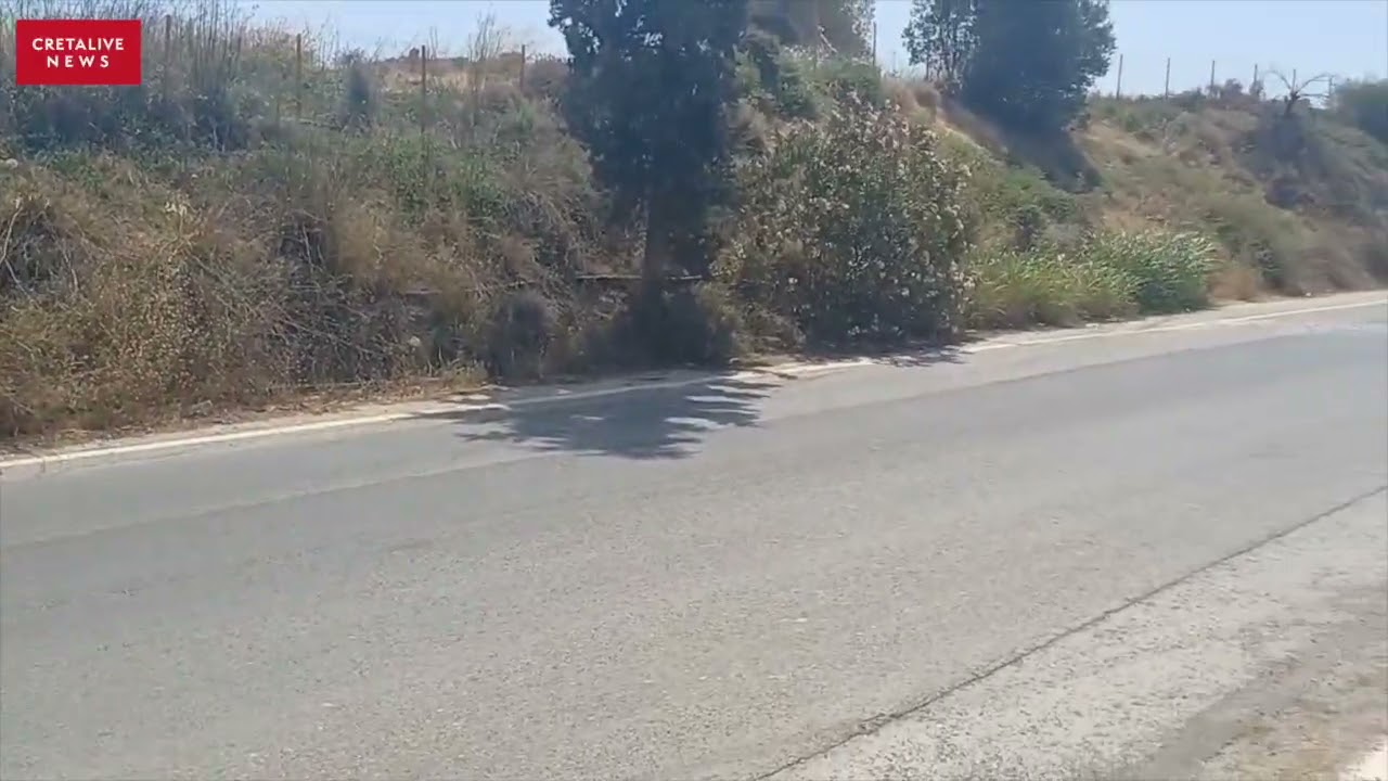 Μετά το σοβαρό τροχαίο έξω από το ΙΤΕ: Τα πρώτα έργα ξεκίνησαν στο δρόμο καρμανιόλα