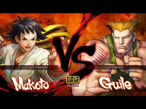 VRyu Sensei (Makoto) VS OS Nouryu (Guile) - SSF4 AE 2012 720HD