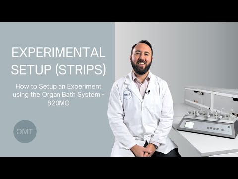 Experimental setup - strips for DMT 820MO