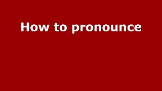 How to pronounce Gilabert