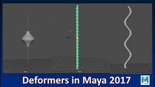How to Use Deformers in Maya 2017