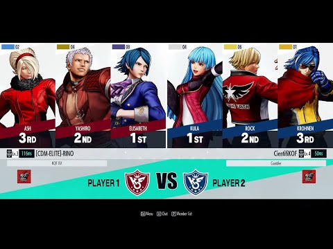 RINO (Elizabeth/Yashiro/Ash) vs CientifiKOF (Kula/Rock/Krohnen) Grand Finals - KOFXV ICFC NA W5