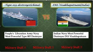 Type 055(China) vs INS Visakhapatnam( India) || Most Advance and Powerful Stealth Destroyer || 2020