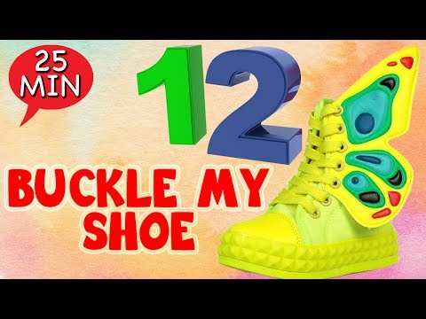 👟 One Two Buckle My Shoe | And More Nursery Rhymes | Animation English Rhymes Collection For Kids |
