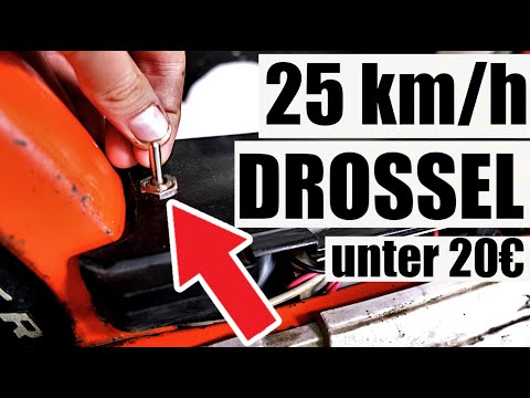 MOFA per Schalter auf 25 km/h DROSSELN - DZB FÜR UNTER 20€ [+ Testfahrt]