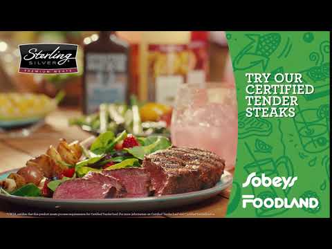 Sobeys Sterling Silver Certified Tender Striploin Steak