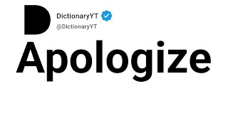 Apologize Antonyms | Opposite Words
