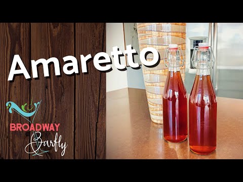 How to make homemade amaretto liqueur 🥃  (fast and easy!)