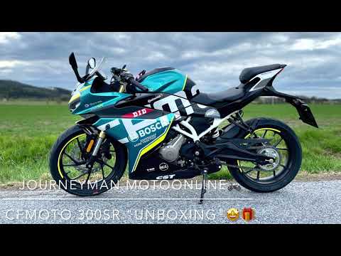 CFMOTO Journeyman motoonline - CFMOTO 300SR unboxing 🎁👌