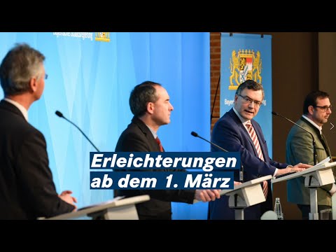 Zusammenfassung der Pressekonferenz nach der Kabinettssitzung (23.02.2021) - Bayern