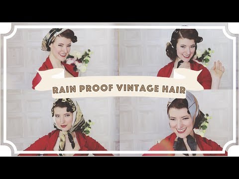 Rain Proofing Vintage Hair [CC] Video