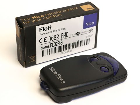 Пульт Nice FLO2R-S 433,92 MHz 2-х канальный - фото 1 - id-p1991087770