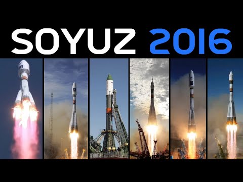 Rocket Launch Compilation 2016 - Soyuz Rockets