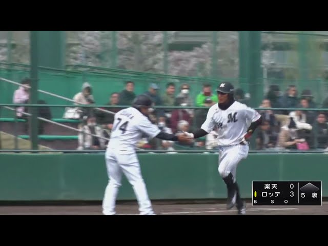 【ファーム】フェンスオーバー‼ マリーンズ・細谷のホームラン‼ 2019/4/11 M-E(ファーム)