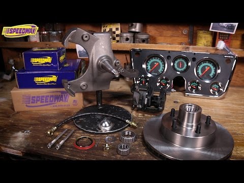 Speedway Tech Talk - '63 -'70 Chevy Pickup Brake, Spindle and Instrument Upgrades