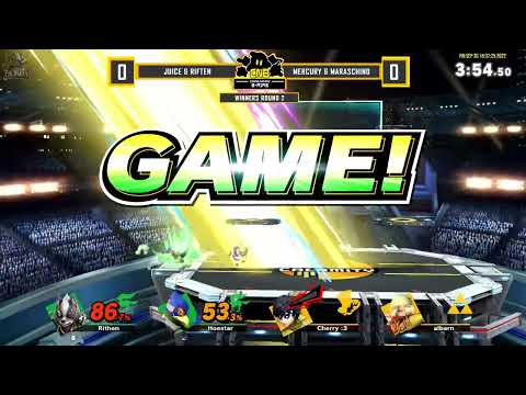 CN:B #347 - SSBU Doubles - Winners Round 2 - Juice & Riften vs. Mercury & maraschino