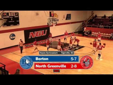 NGU Women's Basketball 2015-16 - North Greenville vs. Barton