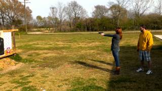preview picture of video 'Baby Girl's first trip to the range. Beretta Storm PX4 9MM'