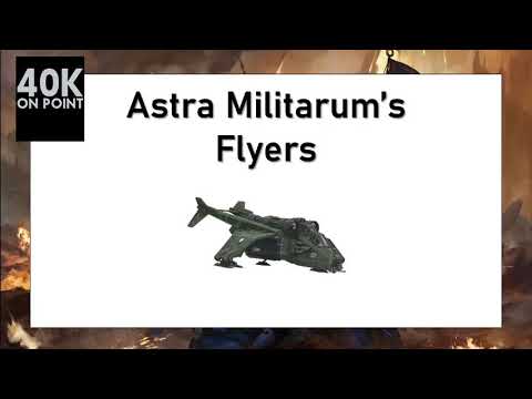 40k Astra militarum Flyer unit breakdown