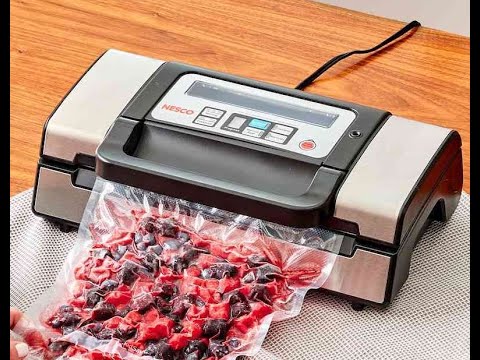 NESCO VS-12 Vacuum Sealer Operation It's Not Rocket Science