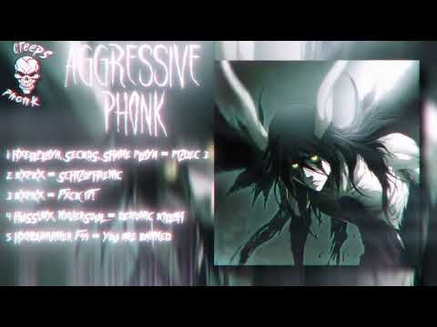 TOP 5 VERY AGGRESSIVE HARD PHONK/BEST AGGRESSIVE PHONK IN SPOTIFY/MUSIC FOR GYM